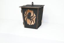 Load image into Gallery viewer, Wooden jack-o-lantern