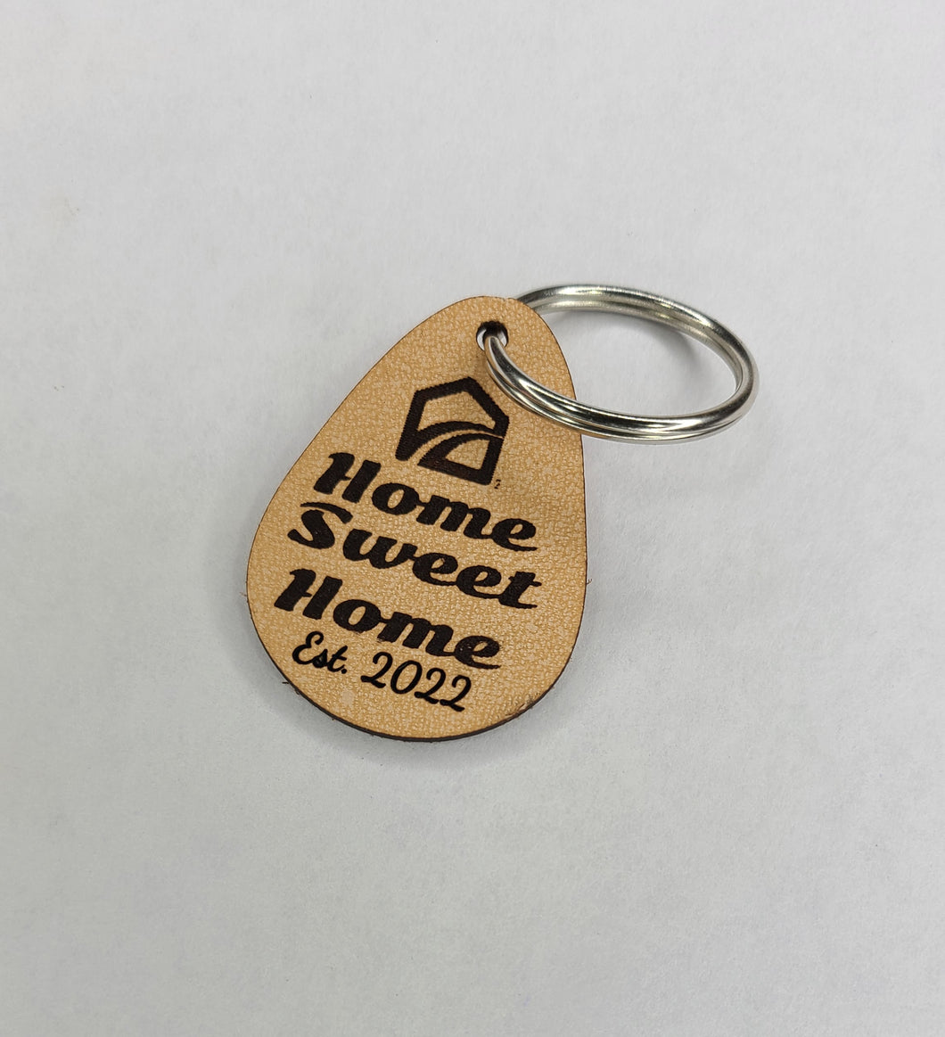 Home Sweet Home - Fairway branded key tag