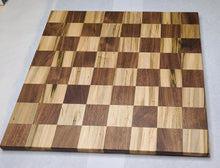 Load image into Gallery viewer, Walnut and Ambrosia Maple chess board

