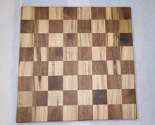 Load image into Gallery viewer, Walnut and Ambrosia Maple chess board
