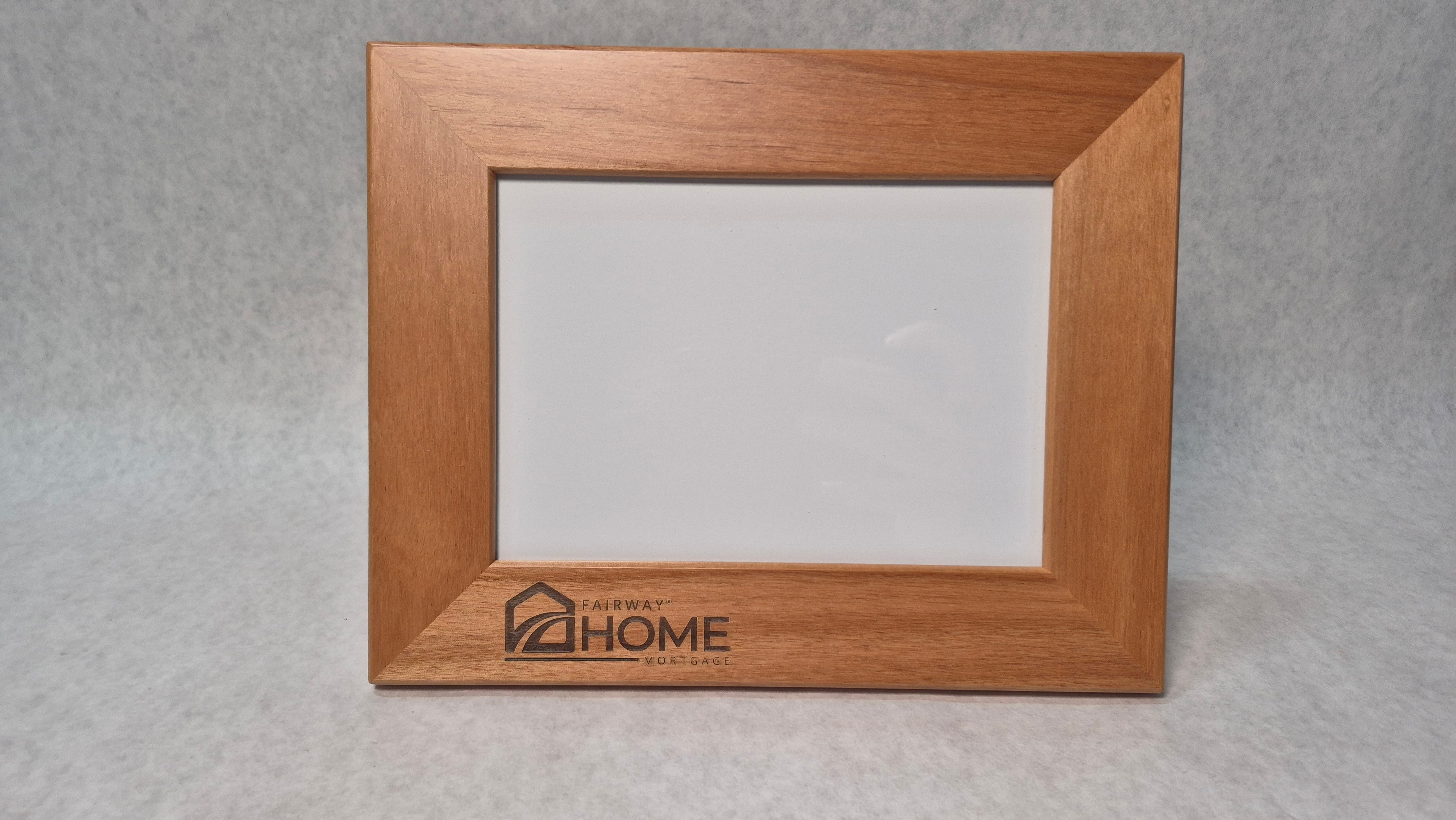 Custom Engraved Picture frame – Windy Hill Woodshop