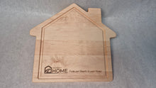 Load image into Gallery viewer, House shaped maple cutting board
