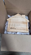 Load image into Gallery viewer, House shaped maple cutting board

