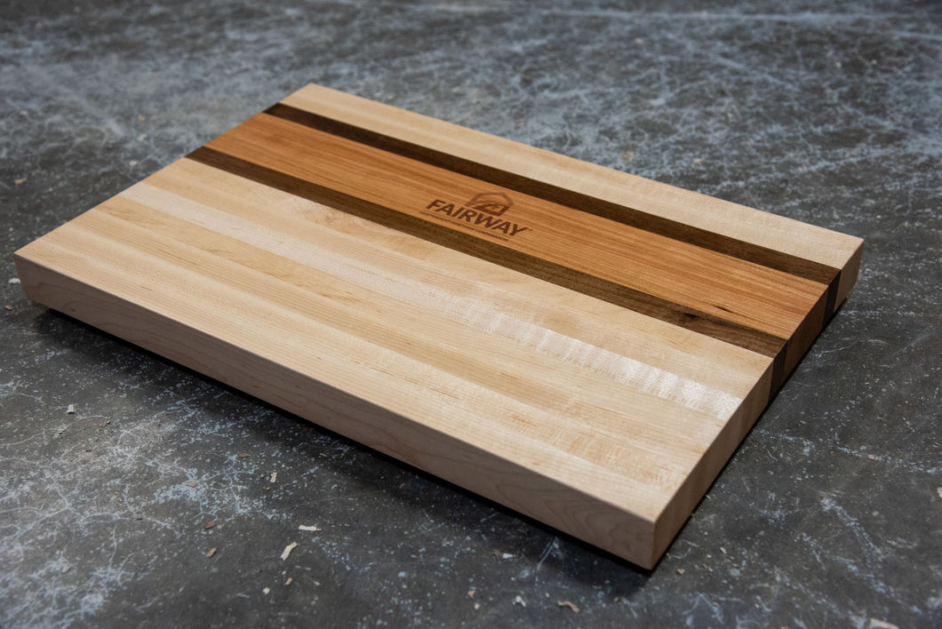 Butcher Block Style Hardwood Cutting Board